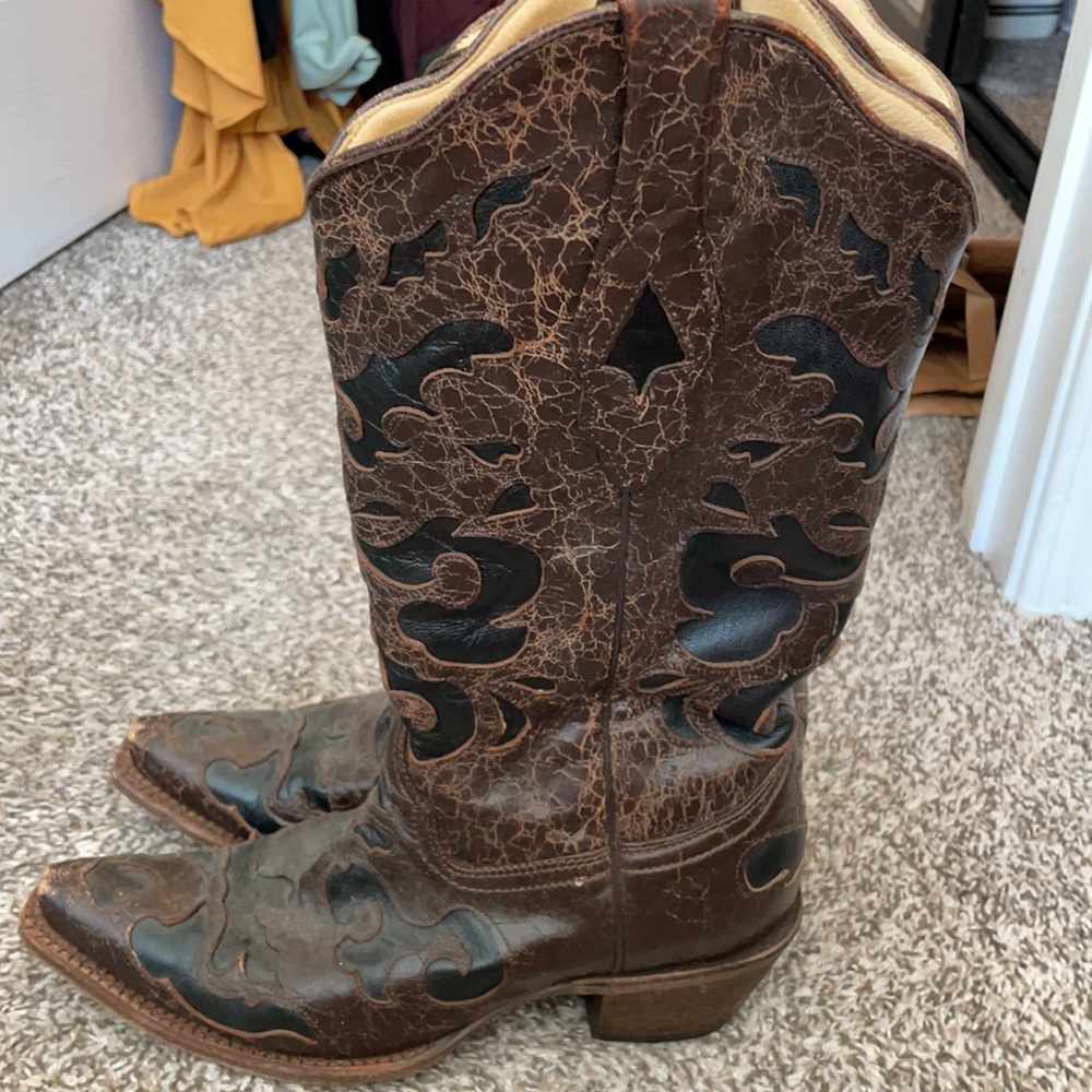 Corral Vintage Cowboy Boots - Real Leather